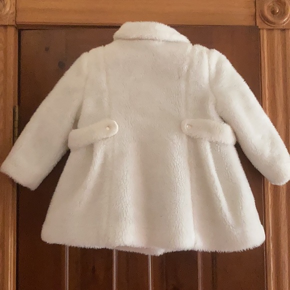 Vintage Togs Brand Girls Size 4T White Button Front Coat - Picture 5 of 11